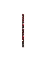 Decoris Oxblood Red Mini Shatterproof Baubles  Shiny, Glitter, Matt 14 Pack