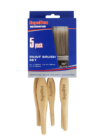 SupaDec SupaDec Maple Handle Paint Brush Set Pack 5