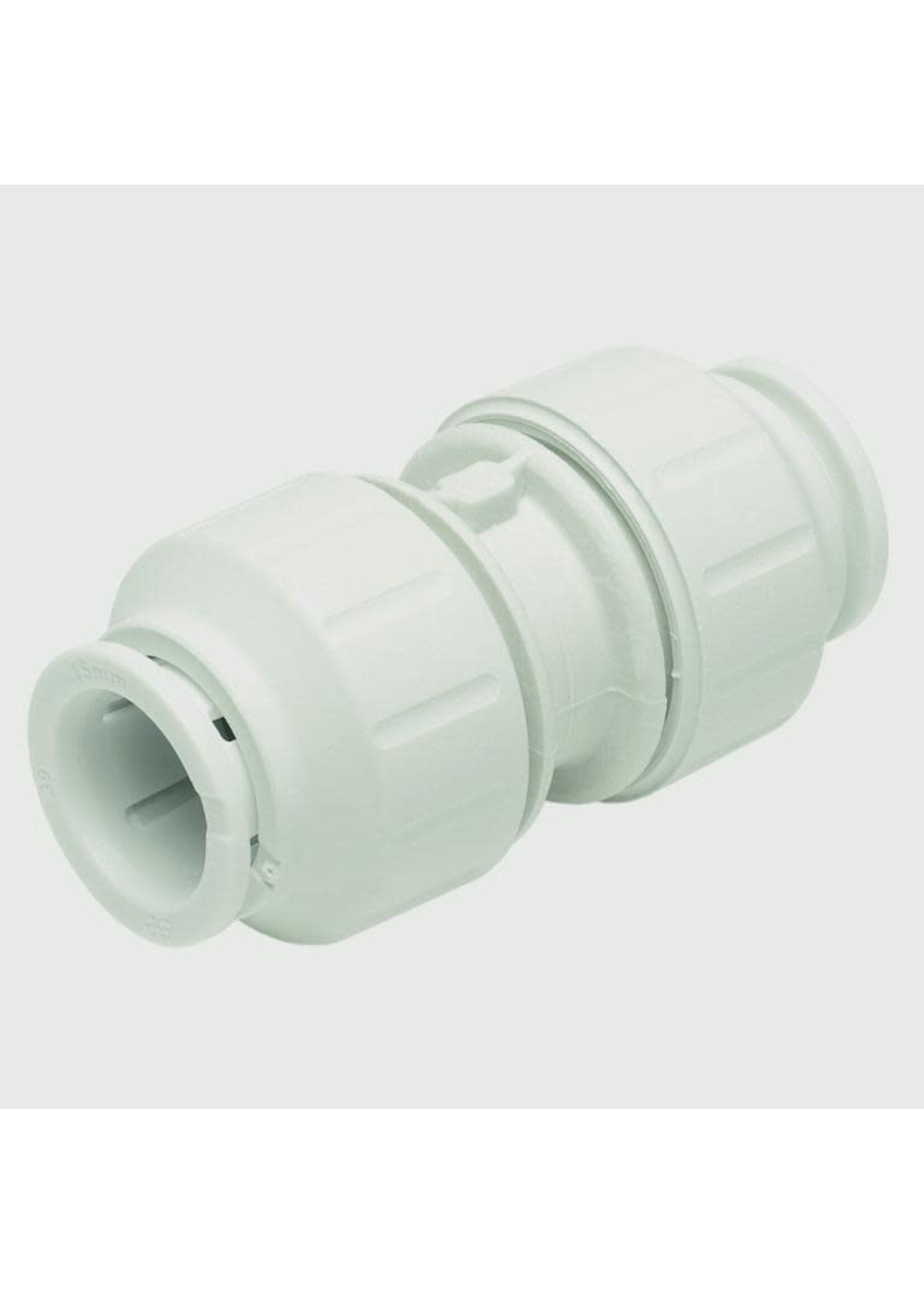 JG JG Speedfit Straight Connector White (Dia)15mm
