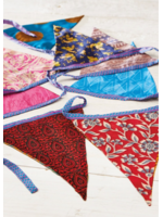 Namaste String Of Recycled Sari Bunting 245cm
