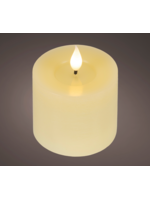 Lumineo Light Up Wax Candle LED 7.5x9.5cm