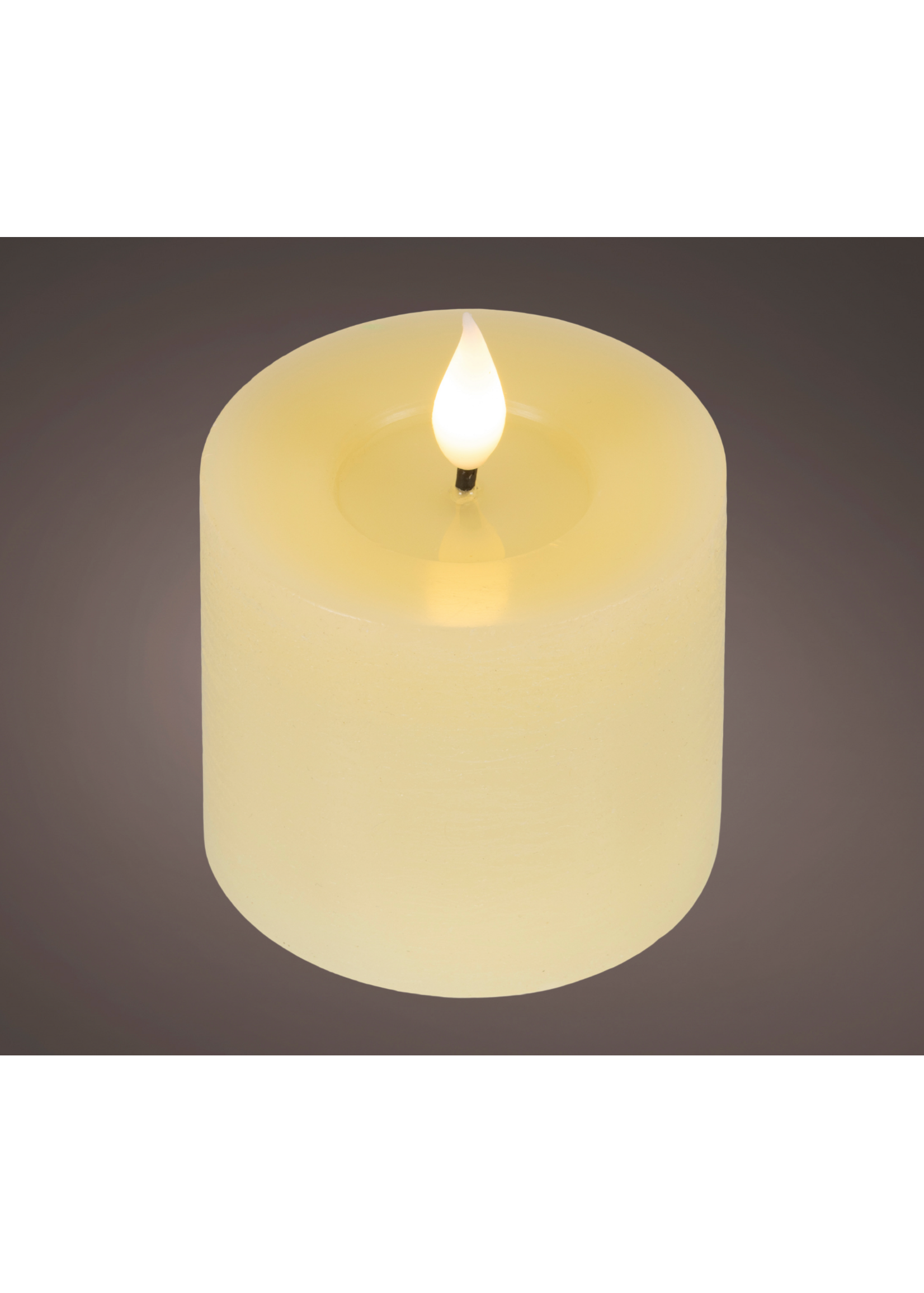 Lumineo Light Up Wax Candle LED 7.5x9.5cm