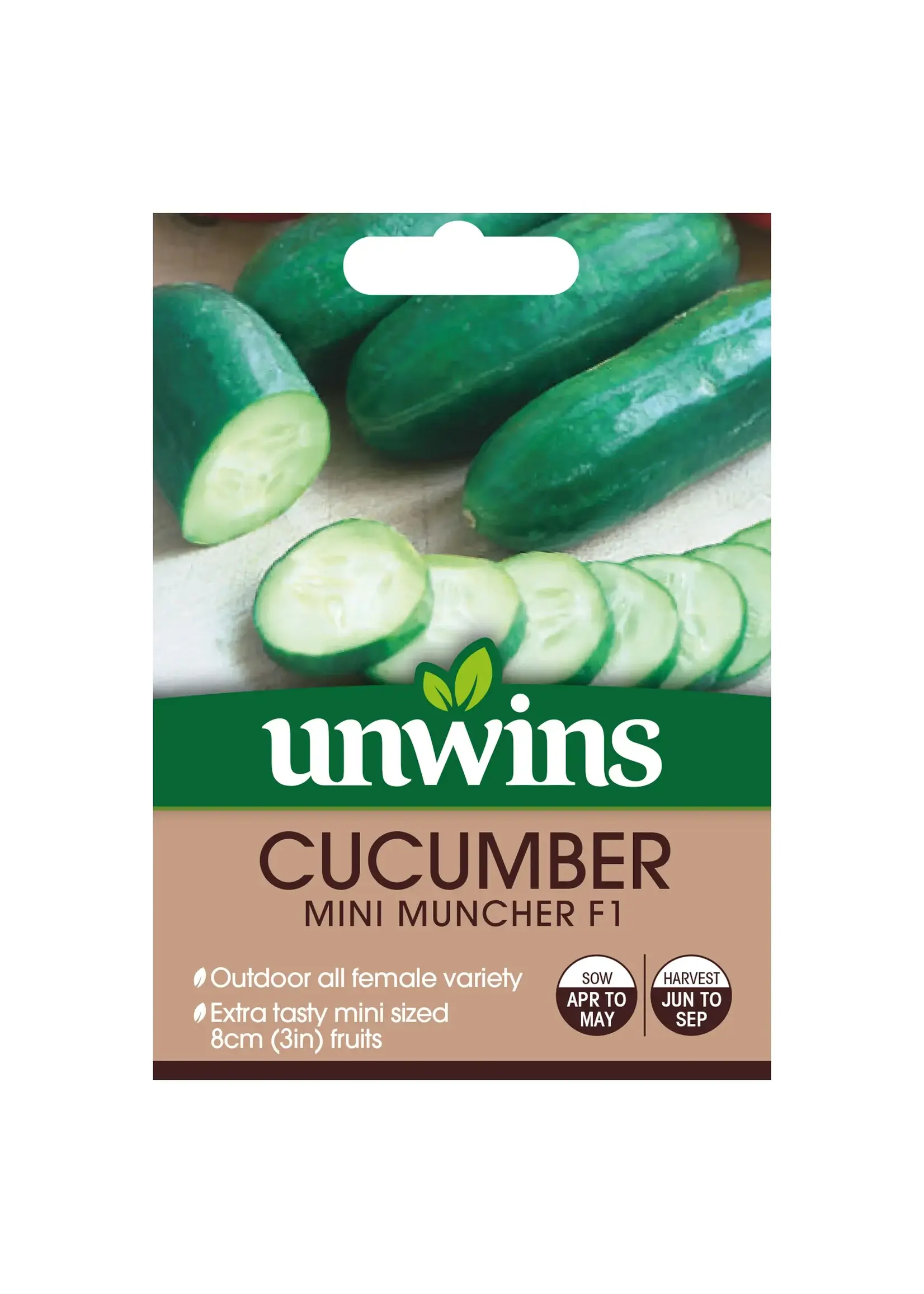 Unwins Cucumber - Mini Muncher F1
