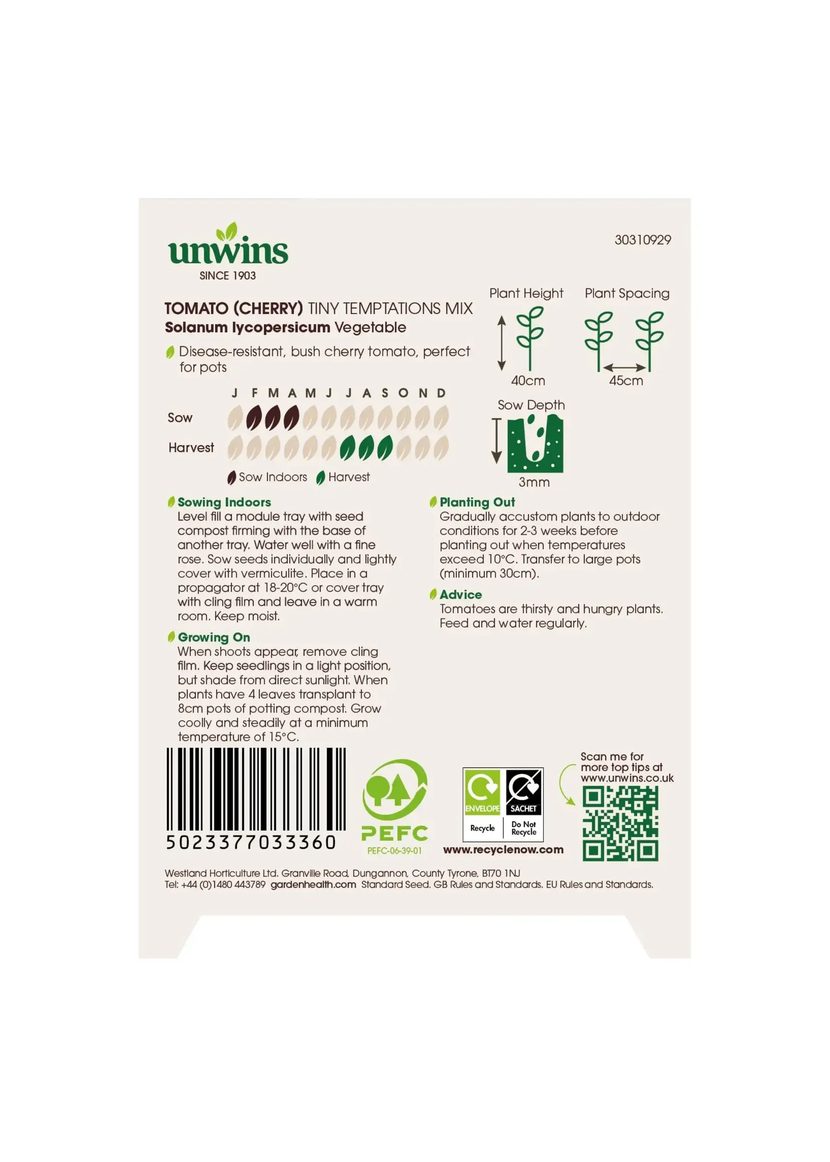 Unwins Tomato Tiny Temptations