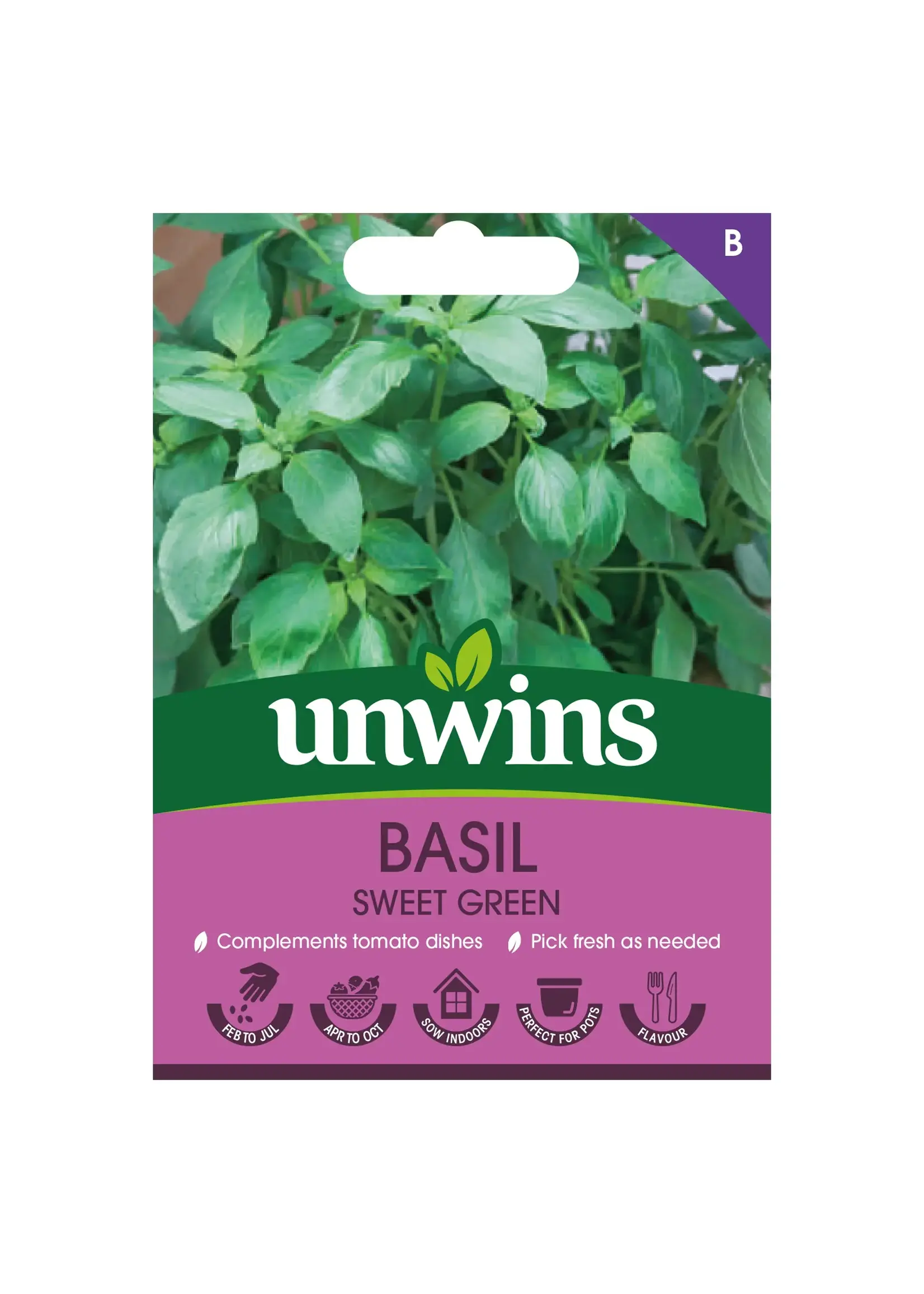 Unwins Basil - Sweet Green