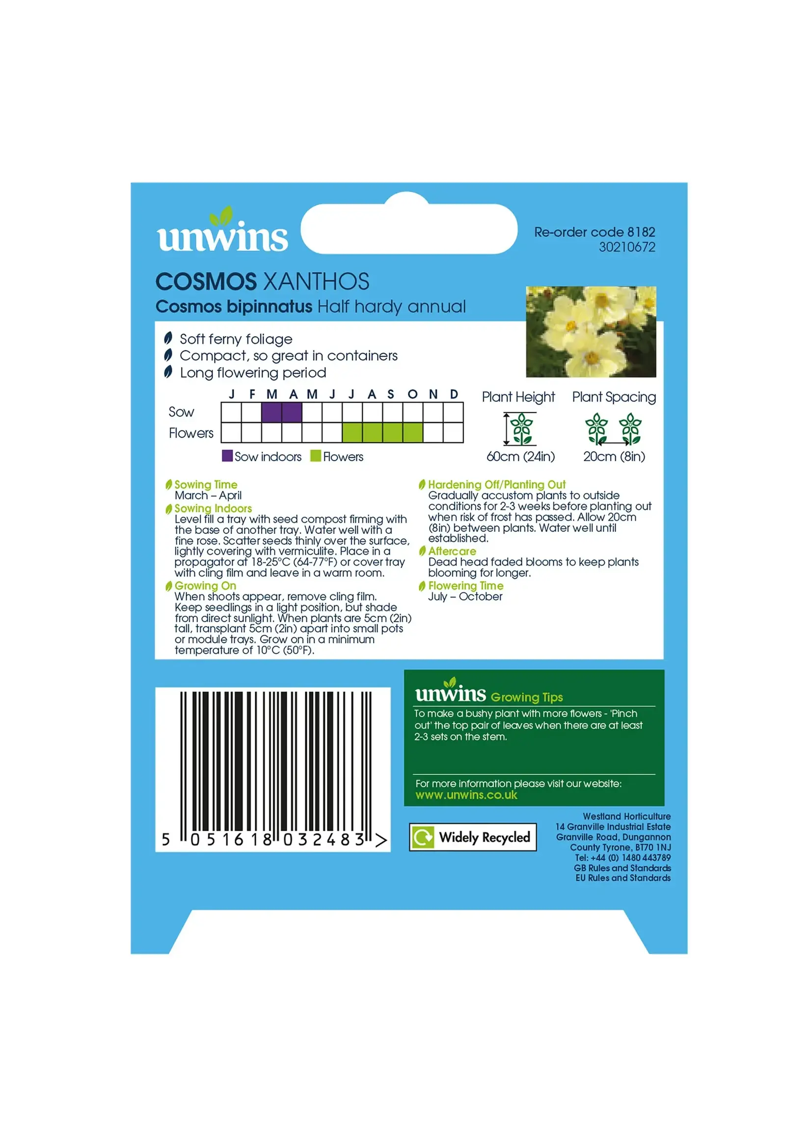 Unwins Cosmos - Xanthos