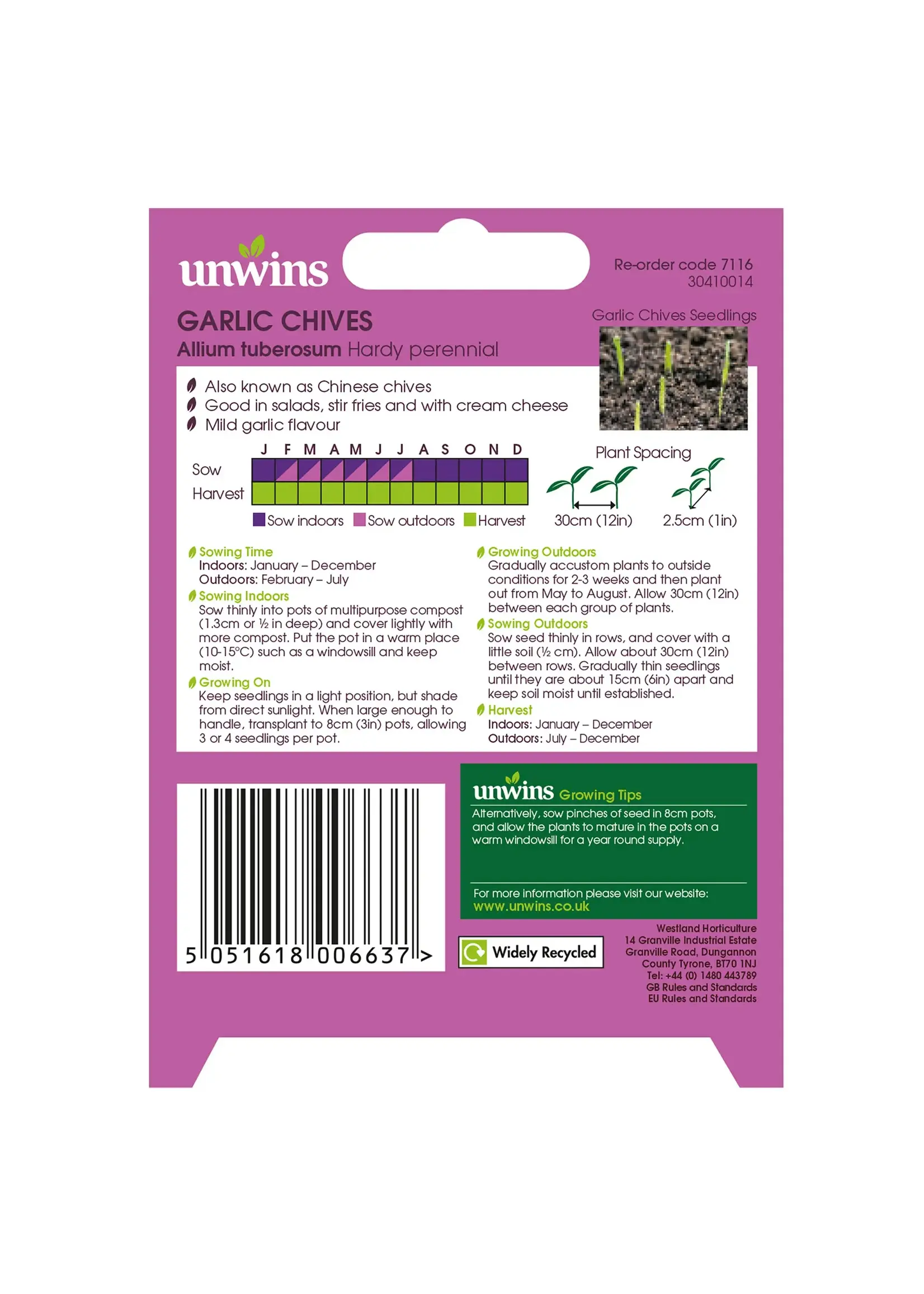 Unwins Garlic - Chives