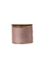 Decoris Wide Wired Ribbon - Pink Glitter  200cm x 6.3cm