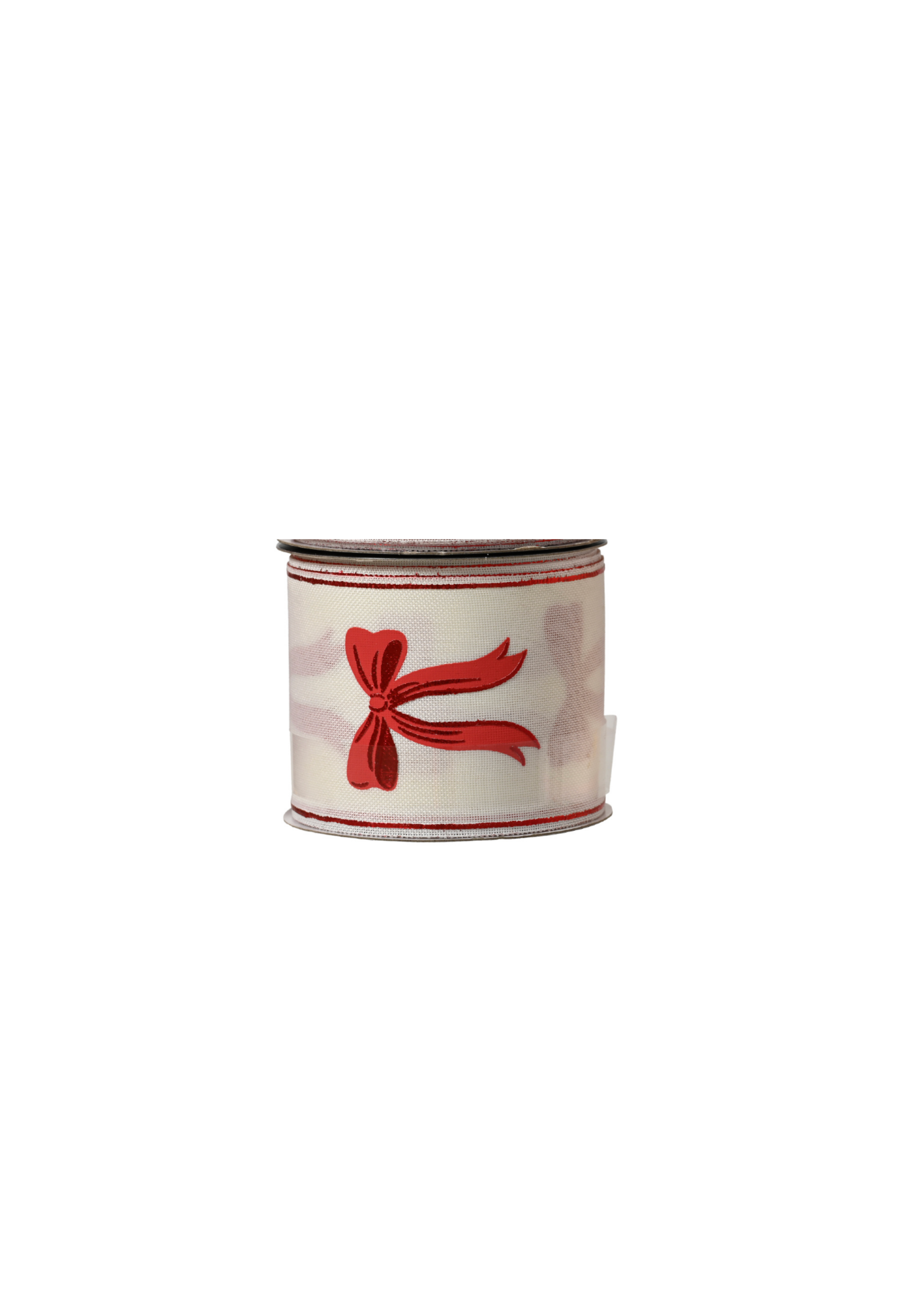 Decoris Wide Ribbon - Red Bows  200cm x 6.3cm