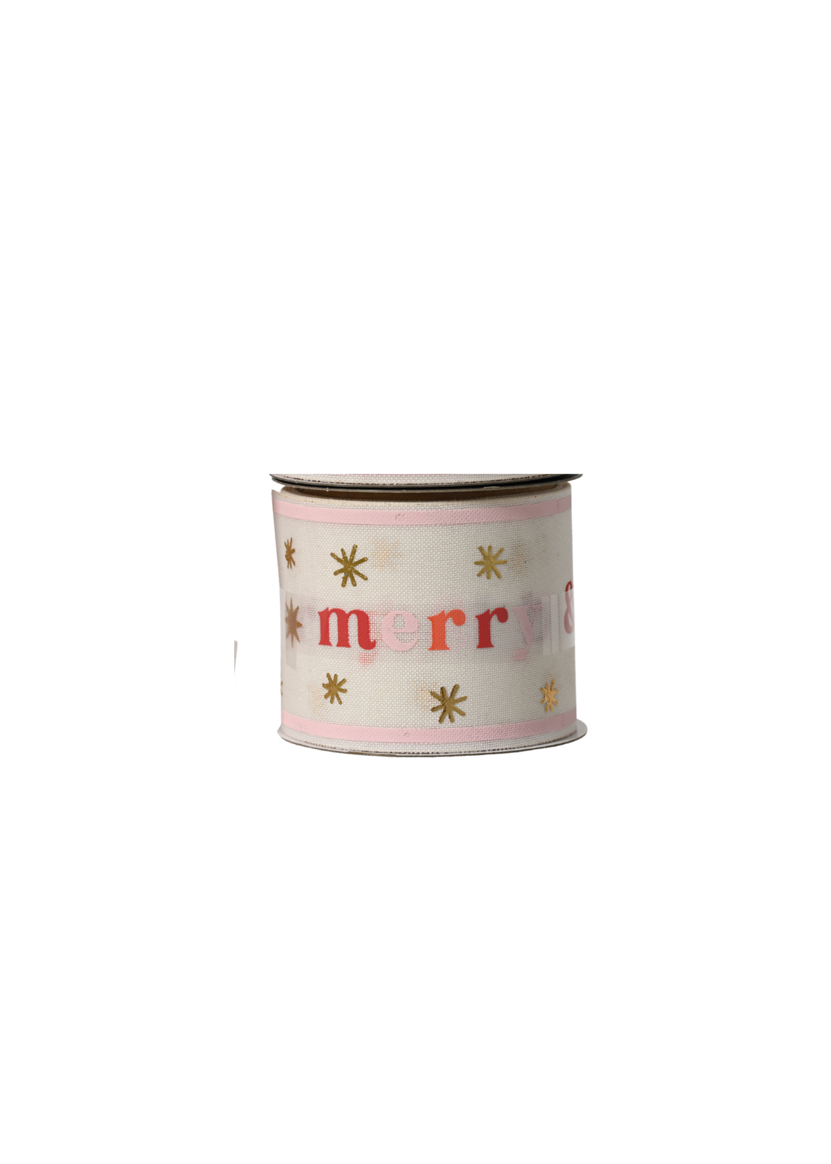 Decoris Wide Ribbon - Merry and Bright  200cm x 6.3cm