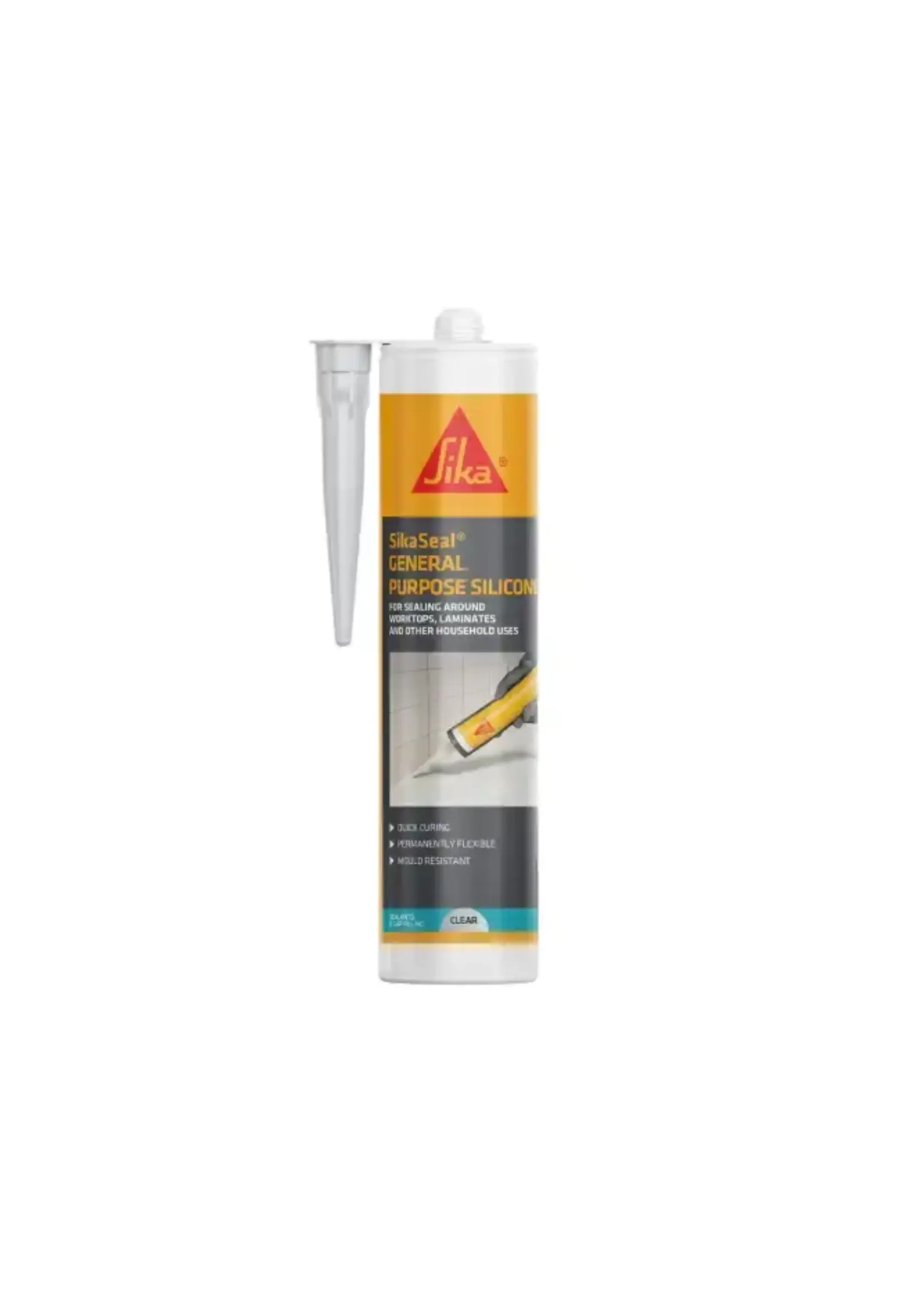 Everbuild Products Sika General Purpose Silicone  White 260ml