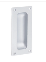 Securit Flush pull handle aluminium 90mm S3178