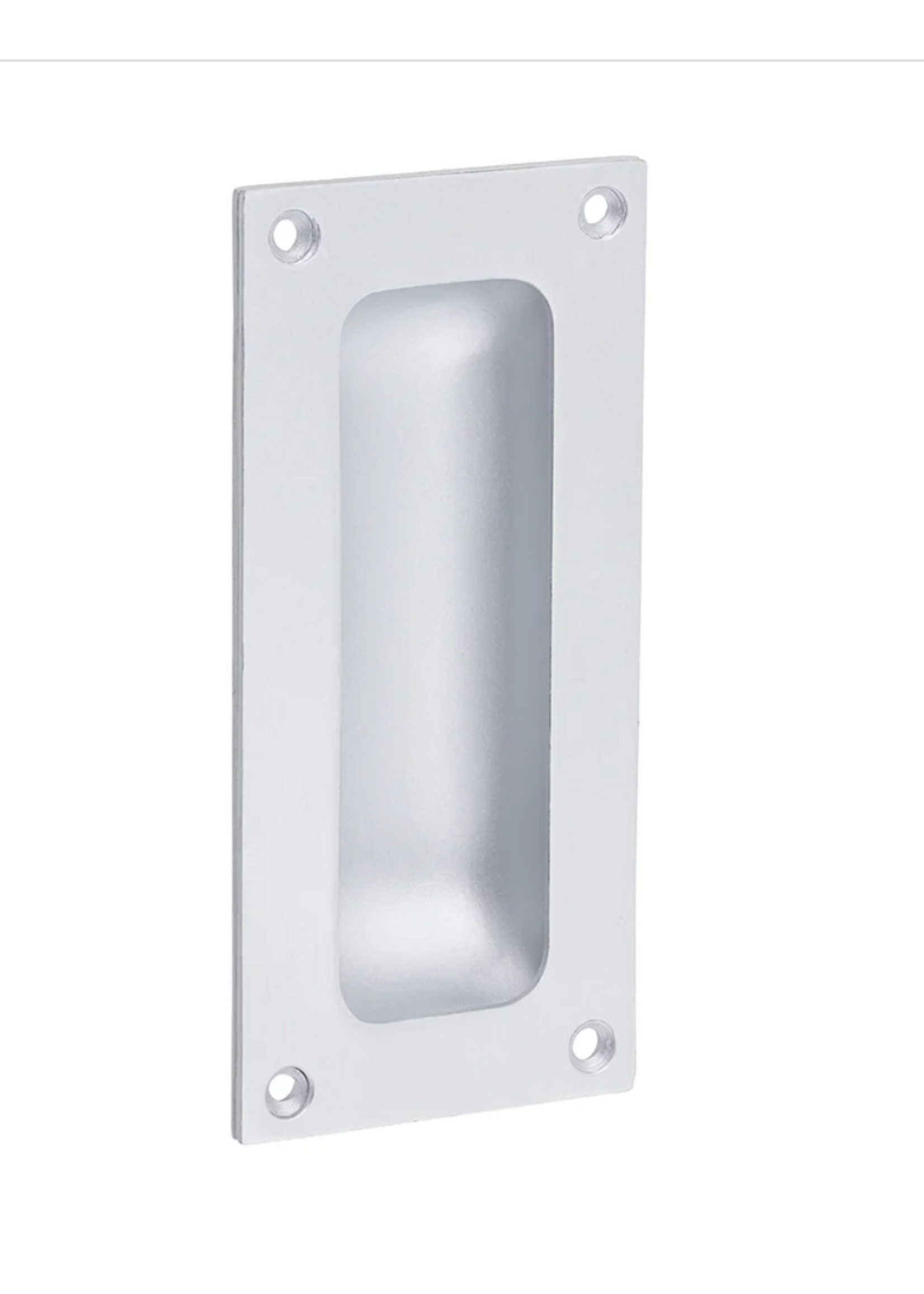 Securit Flush pull handle aluminium 90mm S3178
