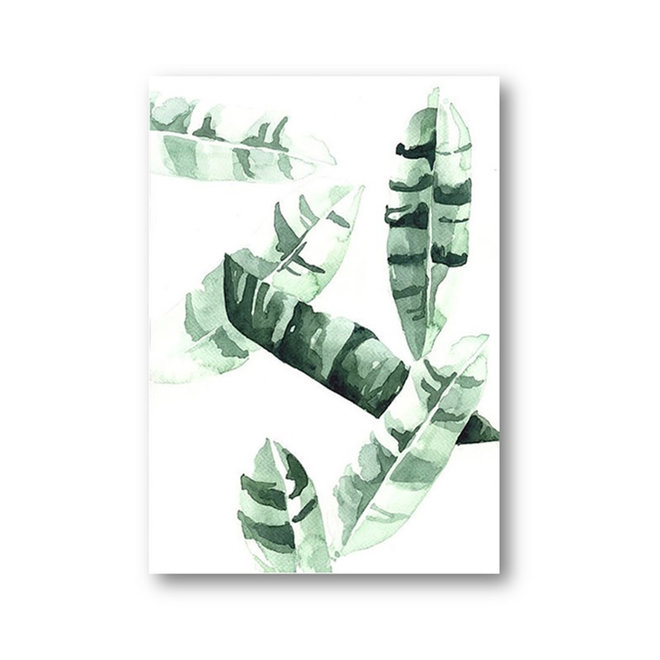 Poster Botanic Banana leaves