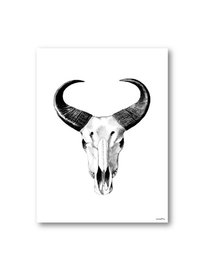 Poster African Bull, 20x25cm
