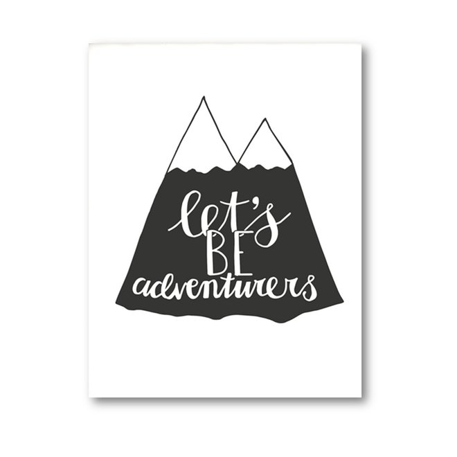 Paqhuis Poster Let's Be Adventurers