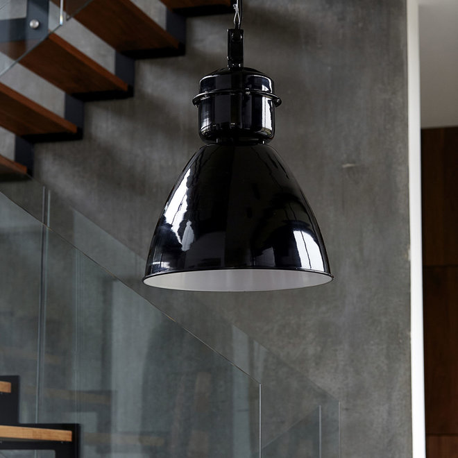 Pendant lamp Volumen black