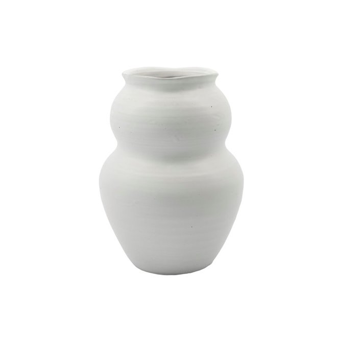 Vase Juno white - L