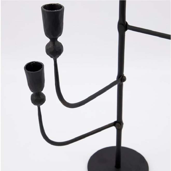 Candle stand Ira black for 5 candles