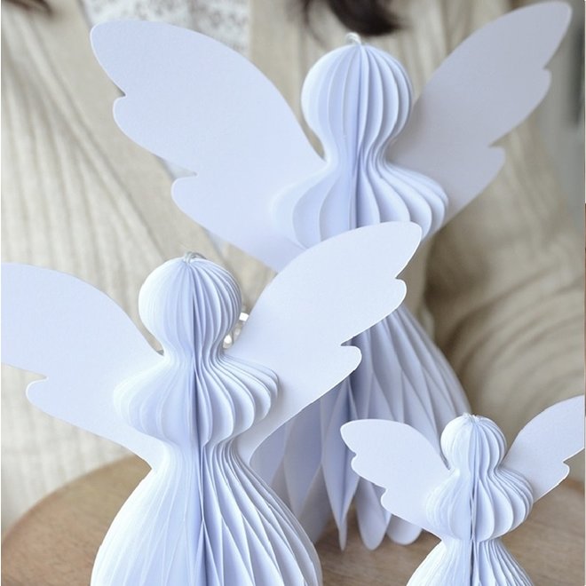 Angel paper L, white