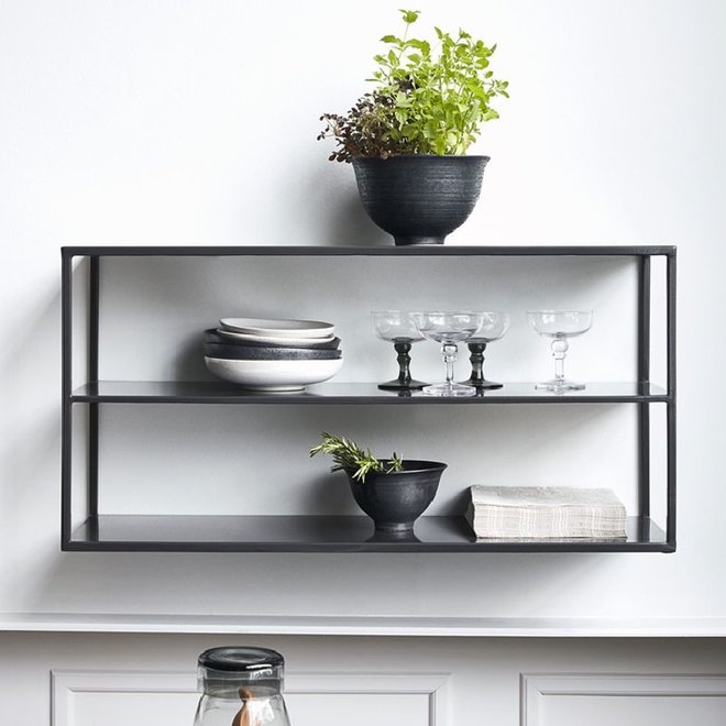 Shelving unit, Model C, Black