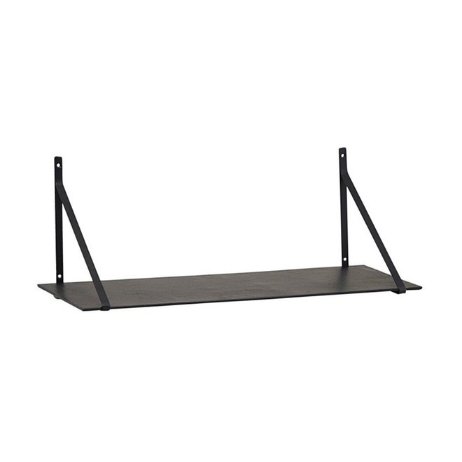 Shelf with iron hanger, Lemmy, Black