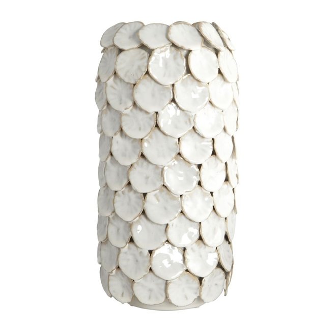 Vase Dot white