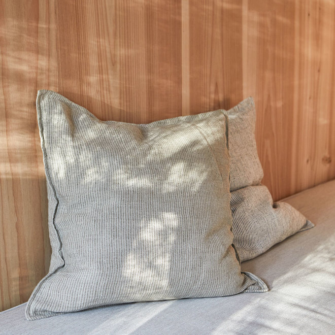 Cushion cover, Streak, Light green