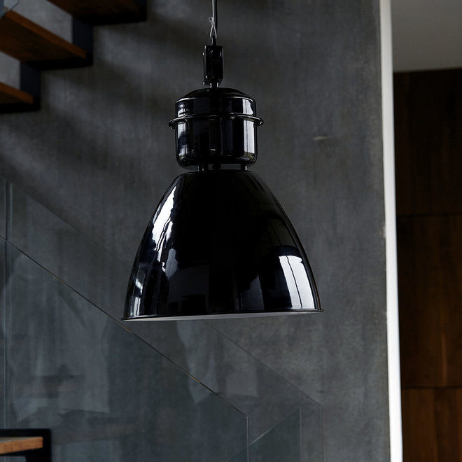 Pendant lamp Volumen black