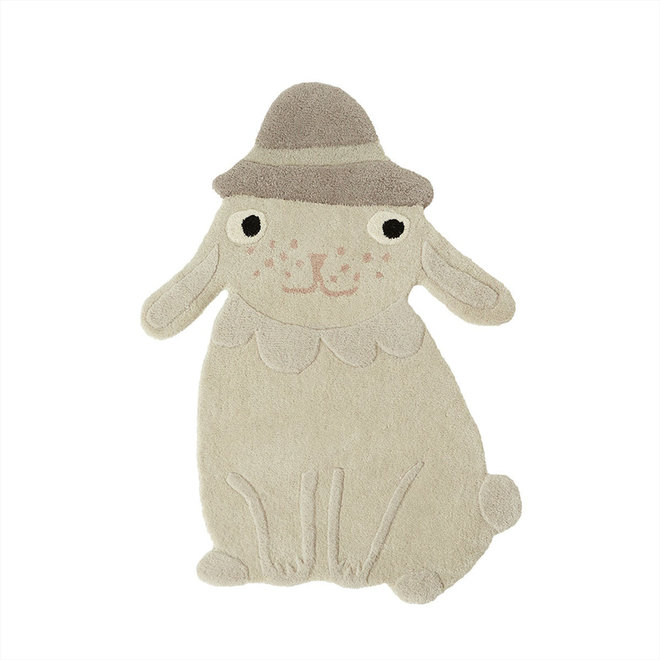 Hopsi Rabbit Rug - Offwhite