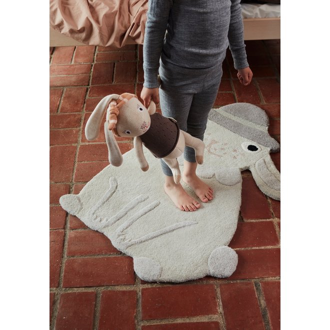 Hopsi Rabbit Rug - Offwhite