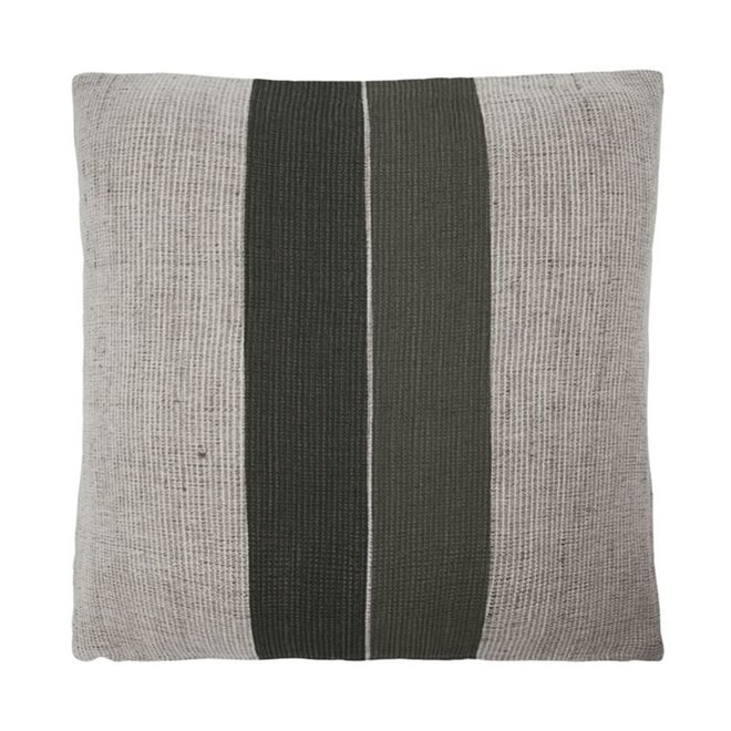 Cushion, Canva & Pete B, Green/Sand