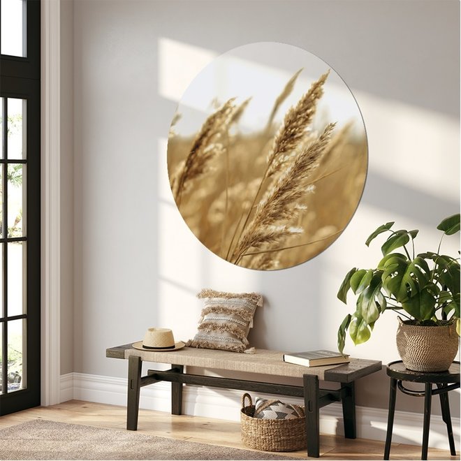 Wall Circle Gold Grain