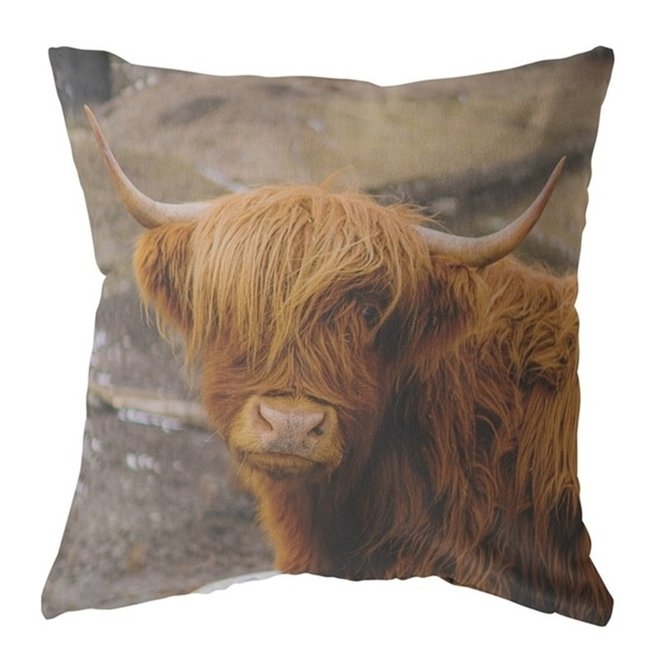 Outdoor cushion Highlander brown