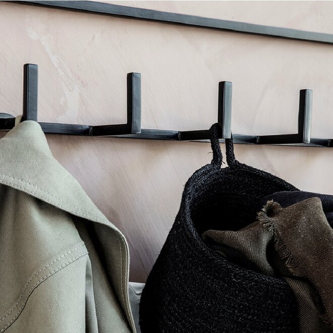 Coat rack, Book, Black