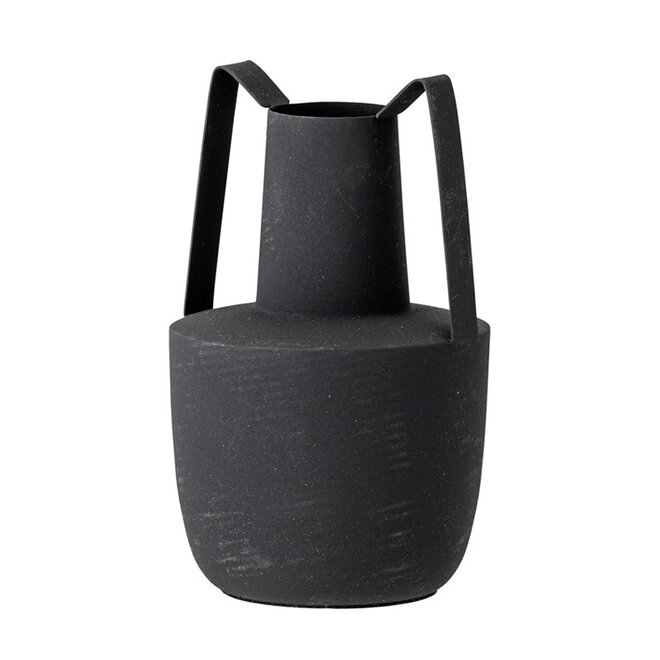 Vase Itamar, Black, Metal