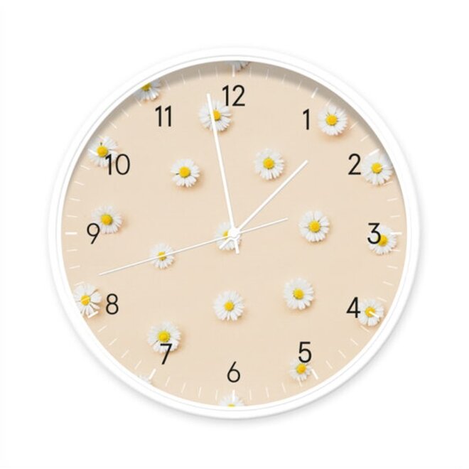 Wall Clock Daisies