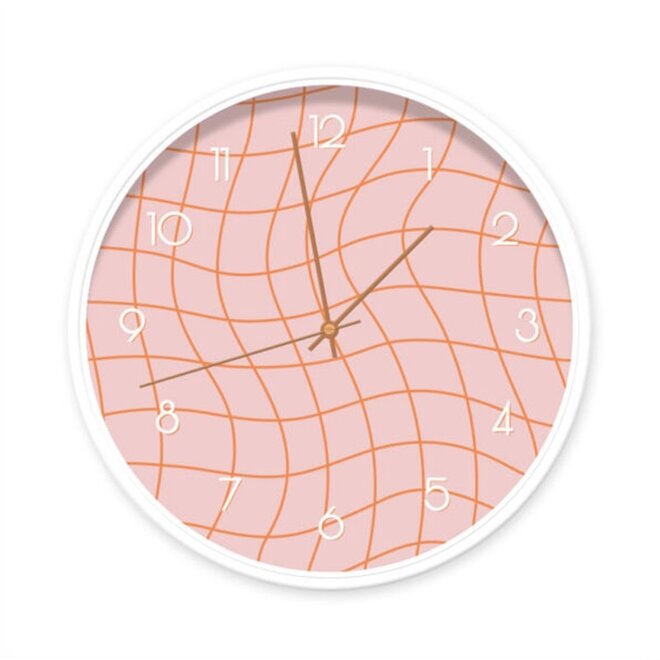 Clock Swirl Pink