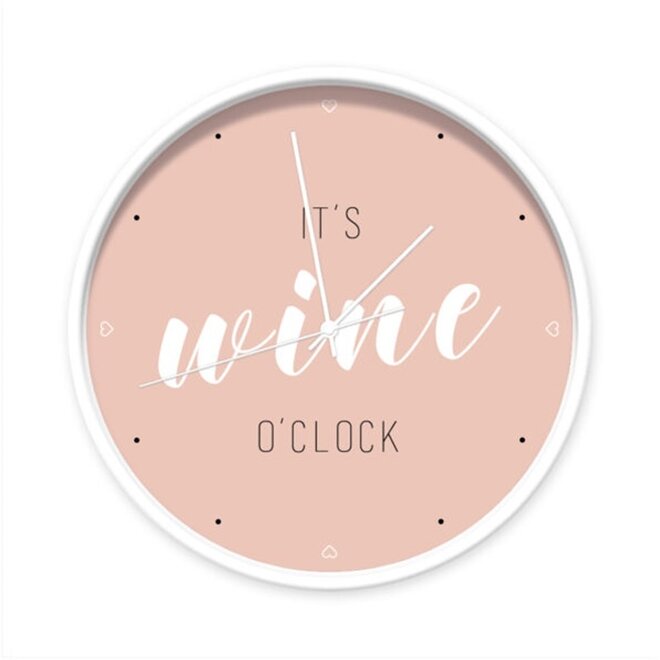 Clock  It's wine o'clock