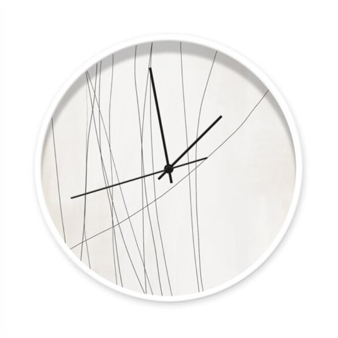 Clock Abstract Lines