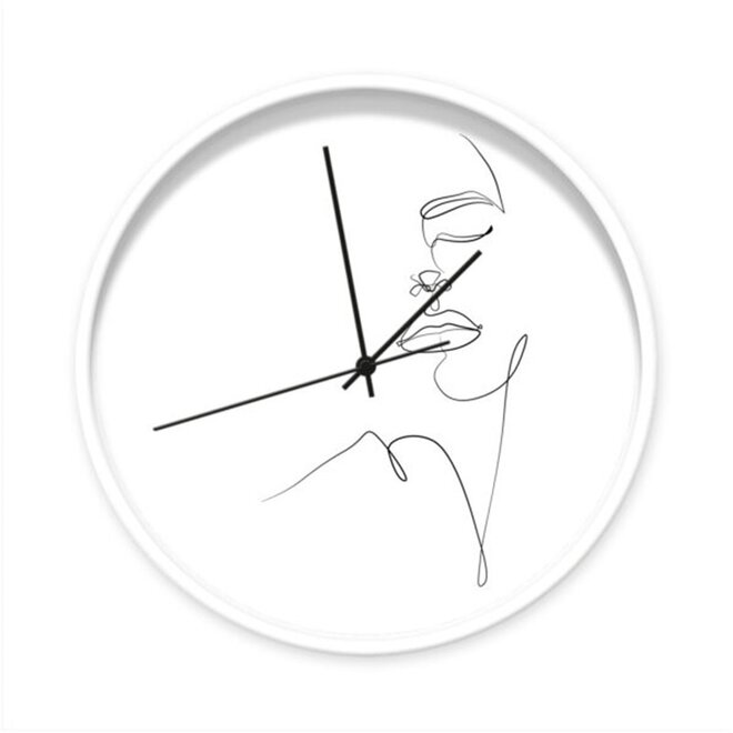 Clock One Line Face