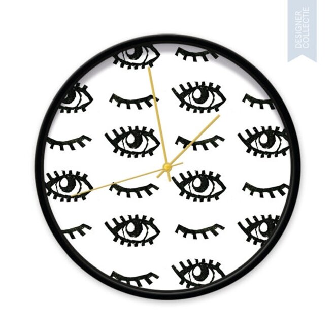 Designer Clock 'I open my eyes'