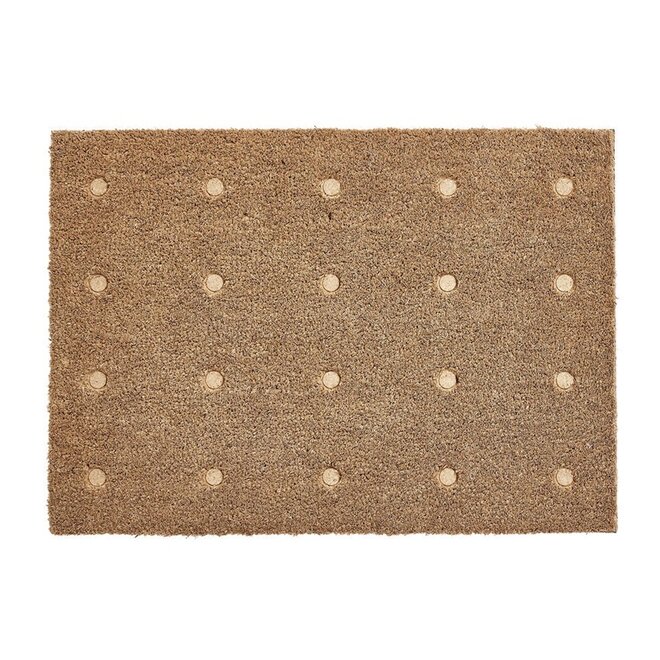 Dot Doormat Nature 70x50cm