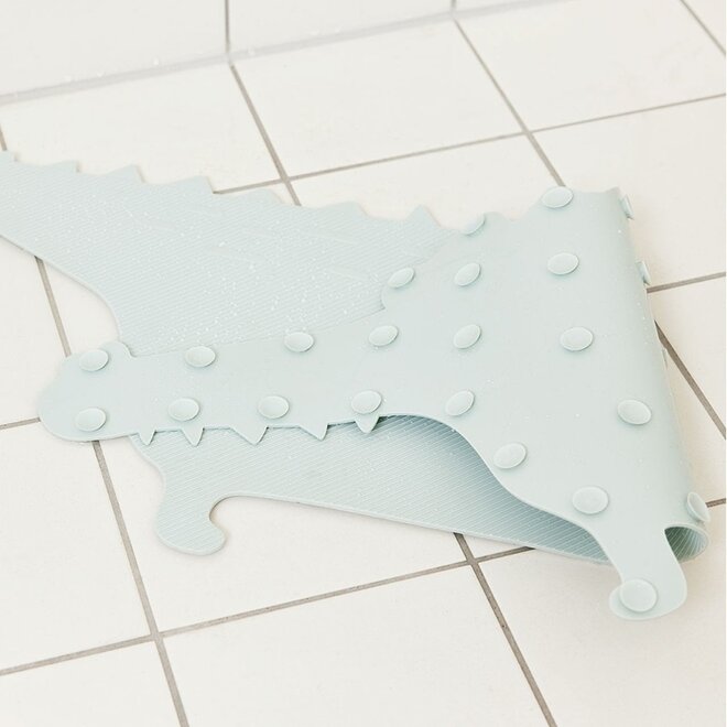 Bath Mat Crocodile Gustav Pale Mint