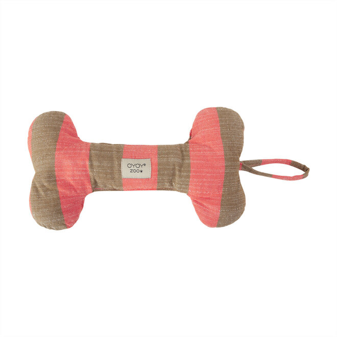 Ashi Honden speeltje Groot Kersenrood-Taupe