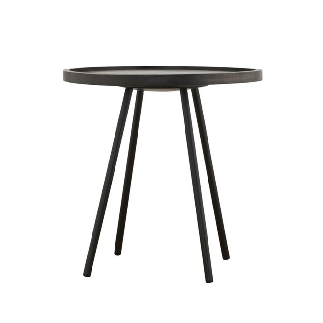 Side table, Juco, Black, 50cm