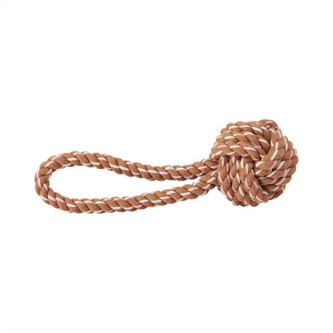 Otto Rope Dog Toy Caramel