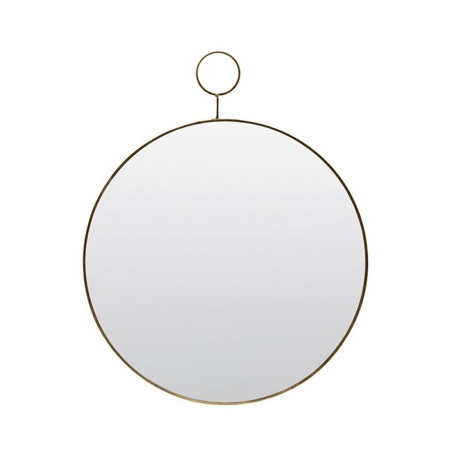 Mirror, The Loop, Brass, 38cm