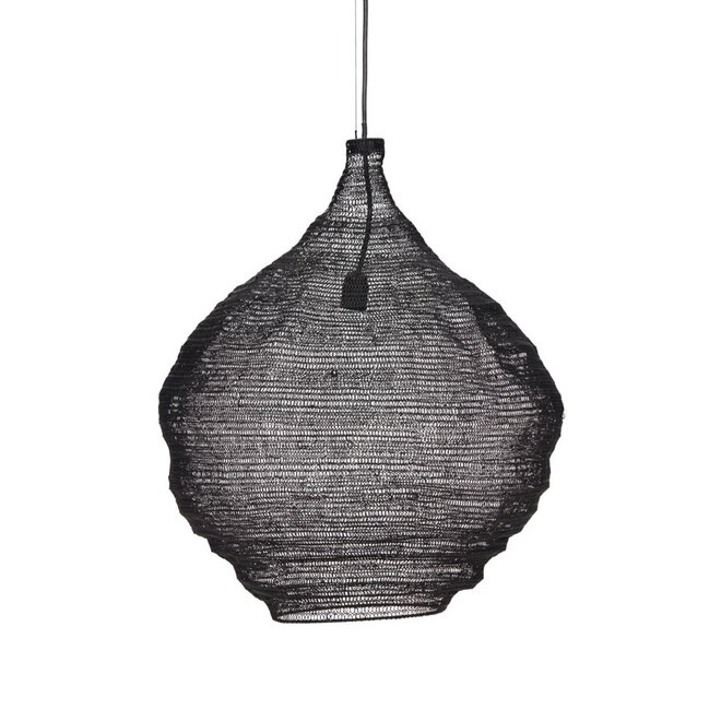 Hanglamp Mesh Zwart ø60cm