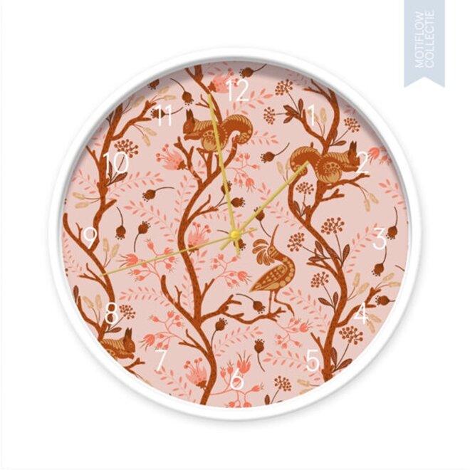 Children's Clock Ginger forest blush